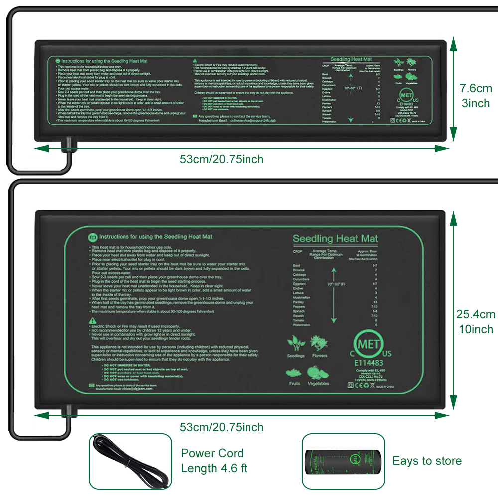 Rooting Gel Clone - Alas Pemanas Bibit 10/25/50CM untuk Tanaman